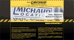 Desktop Screenshot of michaud-location-71.com